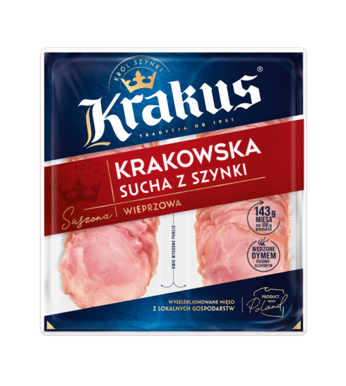Kiełbasa krakowska sucha z&nbsp;szynki