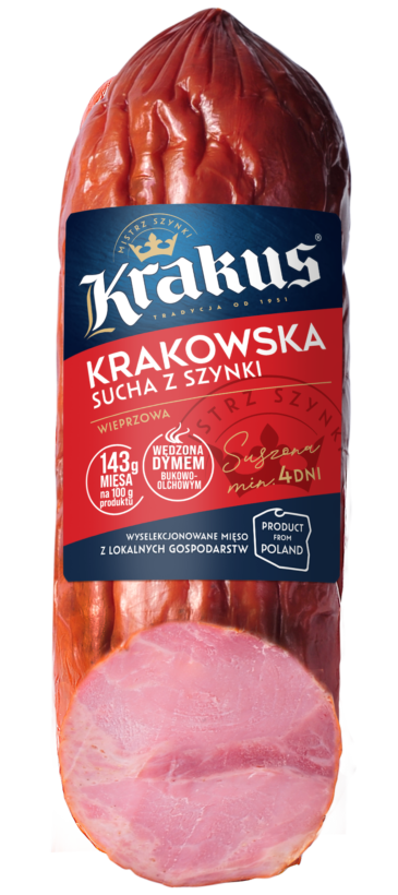 Kiełbasa krakowska sucha 1/2 szt.