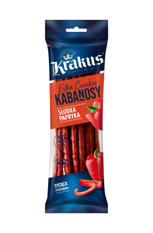 Kabanosy słodka papryka