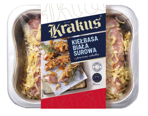 Kiełbasa biała surowa z cebulką