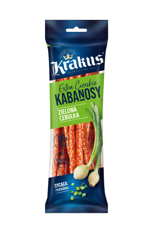 Kabanosy zielona cebulka