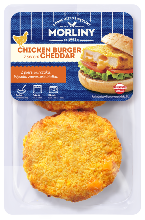 Chicken Burger z serem Cheddar