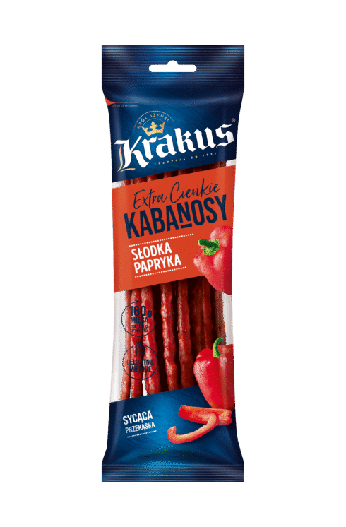 Kabanosy słodka papryka