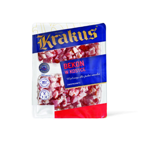 Krakus smoked bacon diced