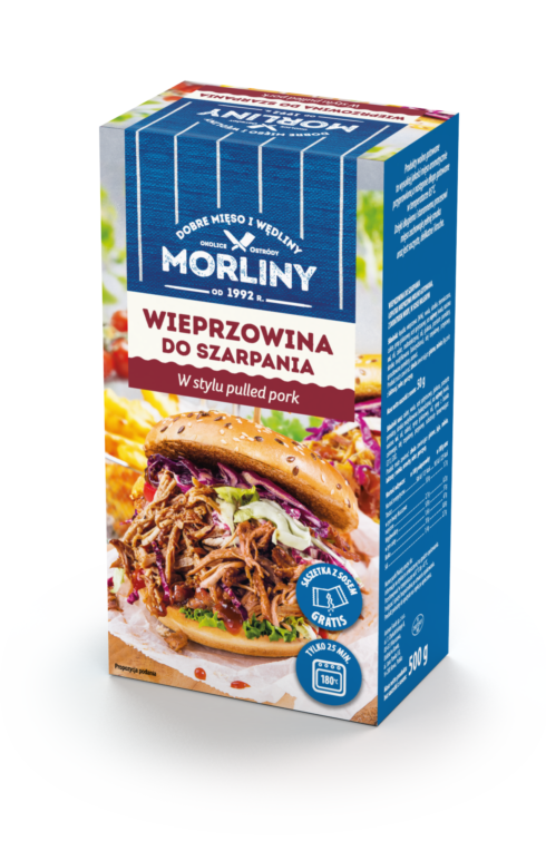 Wieprzowina do szarpania wolno gotowana w stylu pulled pork z sosem BBQ