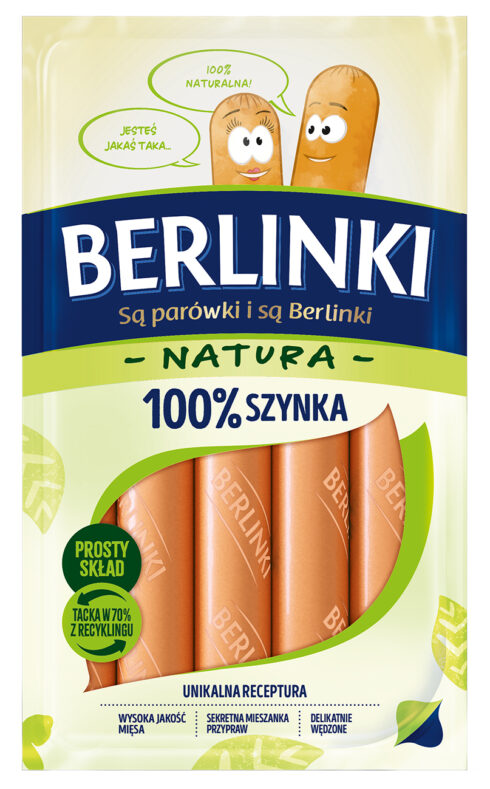 Berlinki Natura 100% Szynka